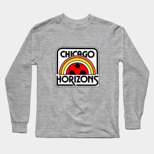 Defunct Chicago Horizons Indoor Soccer 1980 Long Sleeve T-Shirt